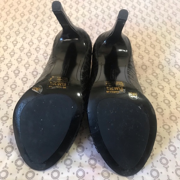 Vince Camuto Leather Peeptoe Heels - Picture 4 of 7